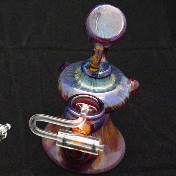 BG Glass Amber Recycler Honey Bucket