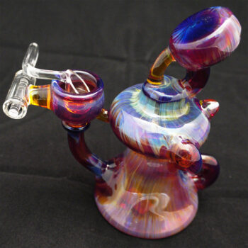 BG Glass Amber Recycler Honey Bucket