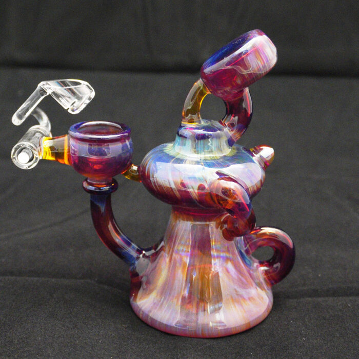 BG Glass Amber Recycler Honey Bucket