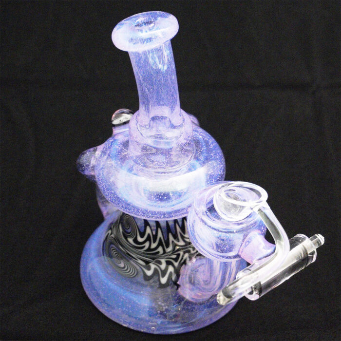 BG Glass Worked Recycler Honey Bucket