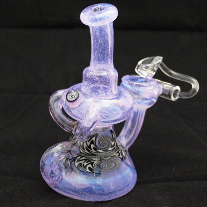 BG Glass Worked Recycler Honey Bucket